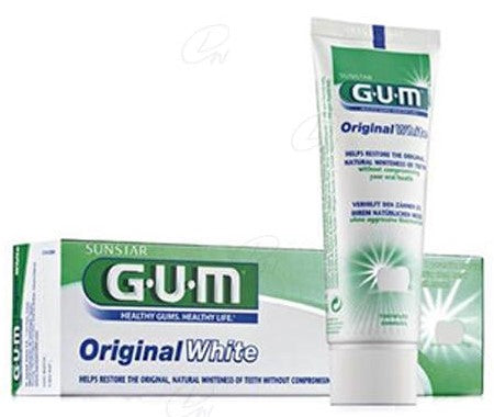 G.U.M ORIGINAL WHITE TOOTHPASTE 75ML - toothpaste | SmileShop , GUM Original White Toothpaste, Toothpaste, Whitening, Whitening toothpaste