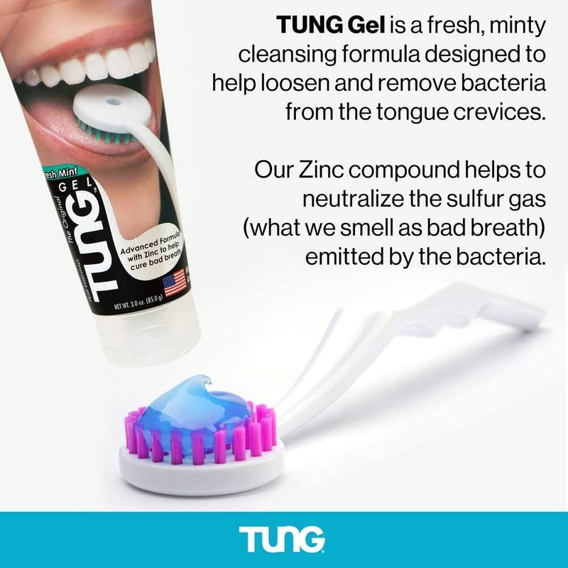 Tung Fresh Breath Gel - Tongue brush | SmileShop , Bad Breath, Clean, Cleaner, Fresh breath, Halitosis, Tongue