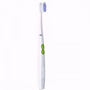 G.U.M ACTIVITAL SONIC POWER TOOTHBRUSH SOFT, COMPACT BLACK/WHITE - Electric toothbrush | SmileShop , Battery, Electric, Electric toothbrush, Sonic, Sonic Toothbrush