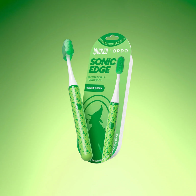 Ordo Sonic Edge Rechargeable Toothbrush - Wicked - Wicked Green