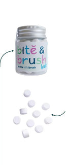 Kids Bite&Brush Hydroxyapatite Toothpaste Tablets: 60 Tablets (1 Month Supply)