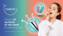 BALENE MANUAL DOUBLE-SIDED TOOTHBRUSH: KIDS