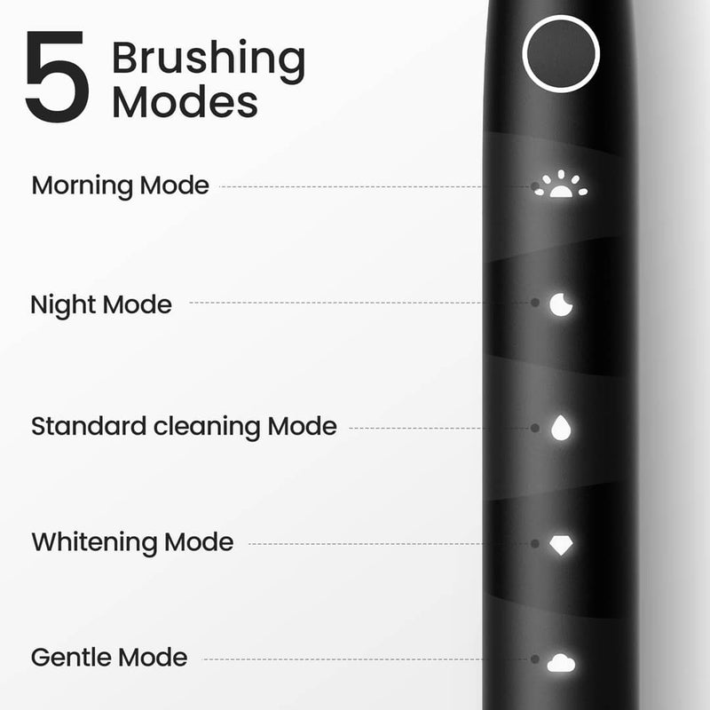 OCLEAN FLOW SONIC ELECTRIC TOOTHBRUSH: BLACK