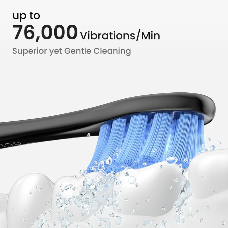 OCLEAN FLOW SONIC ELECTRIC TOOTHBRUSH: BLACK