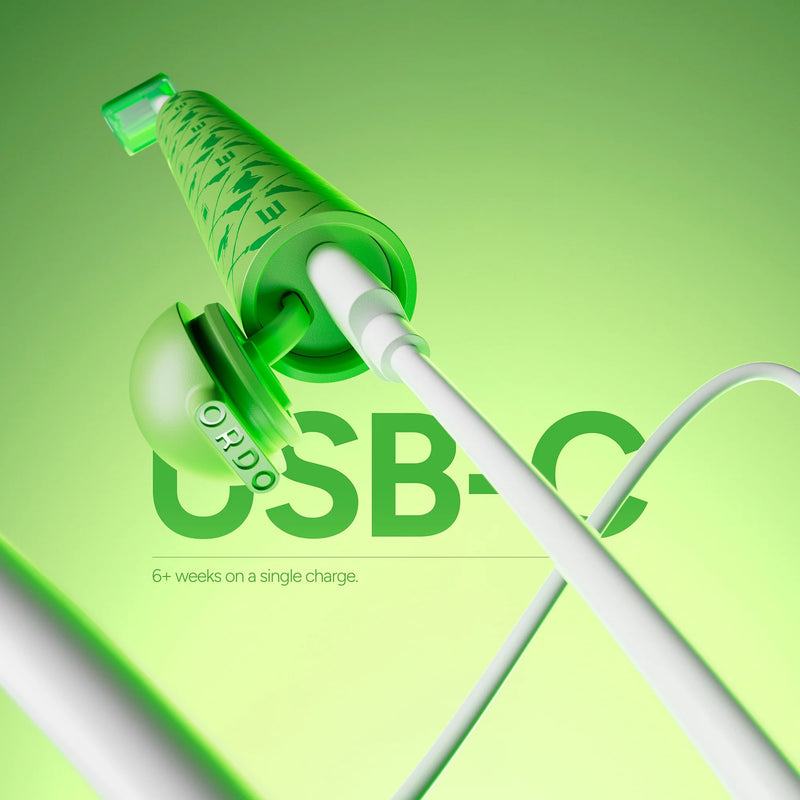 Ordo Sonic Edge Rechargeable Toothbrush - Wicked - Wicked Green