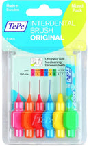 TePe Interdental Brush Original Soft Pack of 8's and Mixed Pack Contain 6