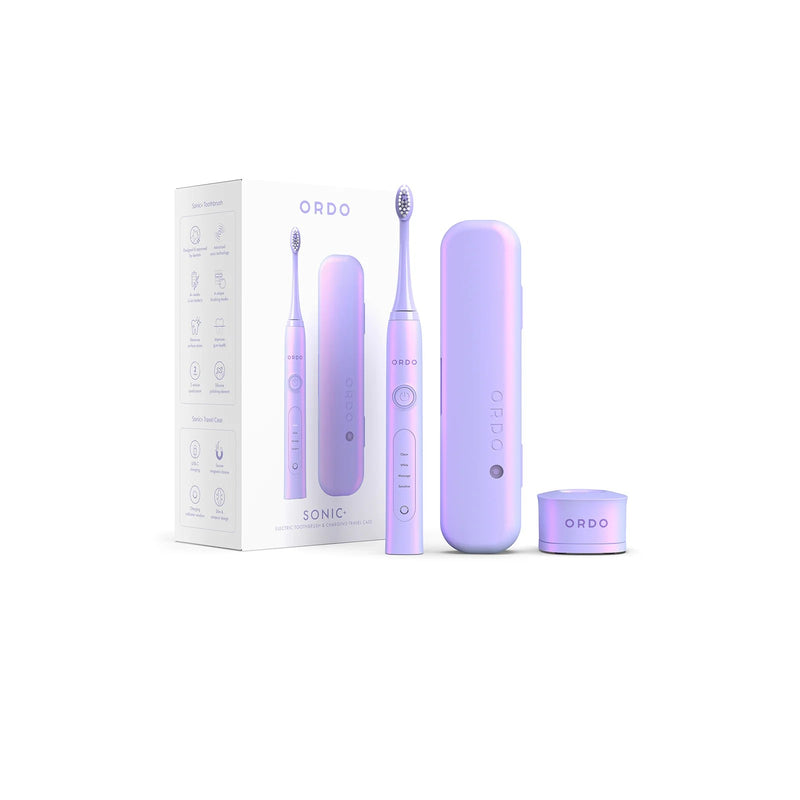 Ordo Sonic Electric Toothbrush & Charging Travel Case: Charcoal & White & Rose Gold