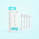 Ordo Sonic Kids Rechargeable - Brush Oval Heads - White - 4 Pack