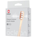 OCLEAN: SONIC REPLACEMENT BRUSH HEADS: PLAQUE CONTROL: GOLD: 2PCS