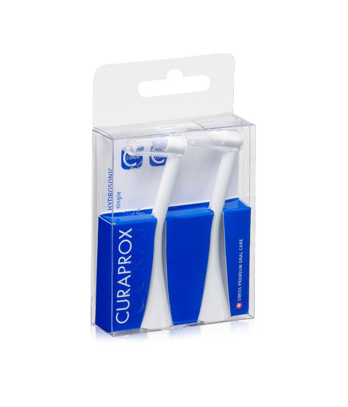 Curaprox Hydrosonic Pro Replacement Brush Heads (2 Pack) Single Tufted