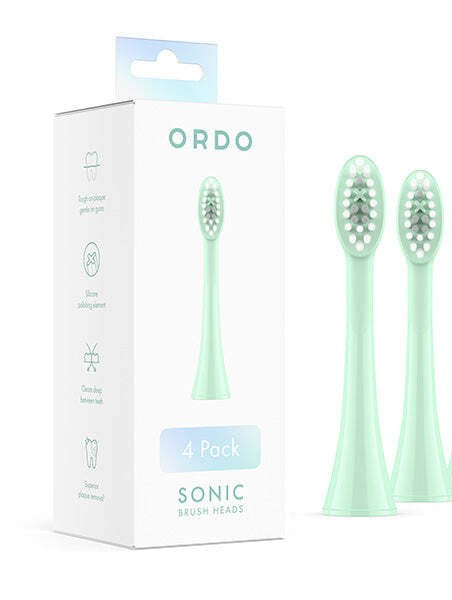 Ordo: Sonic Lite Electric: Brush Heads : Green/Sage and Blue/Ocean