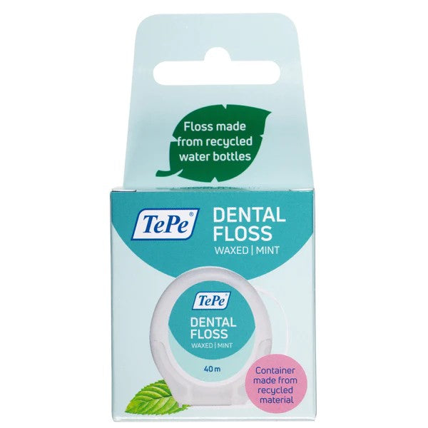 Tepe Dental Floss Waxed: Mint: 40 m