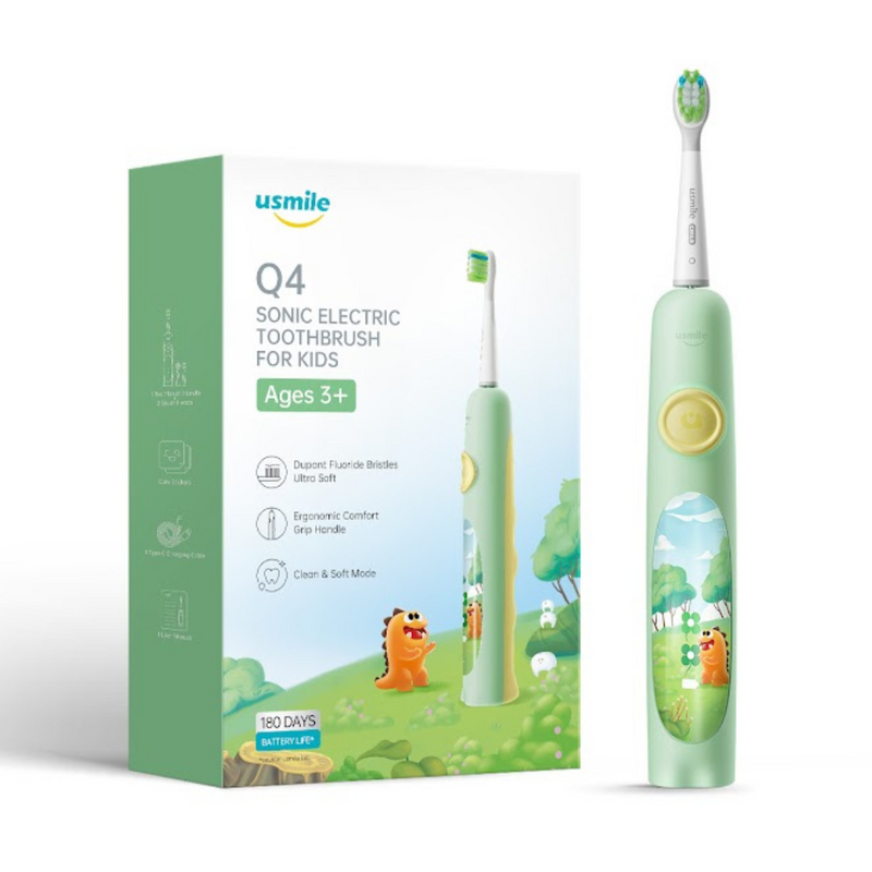 usmile Sonic Electric Toothbrush For Kids Q4: Green