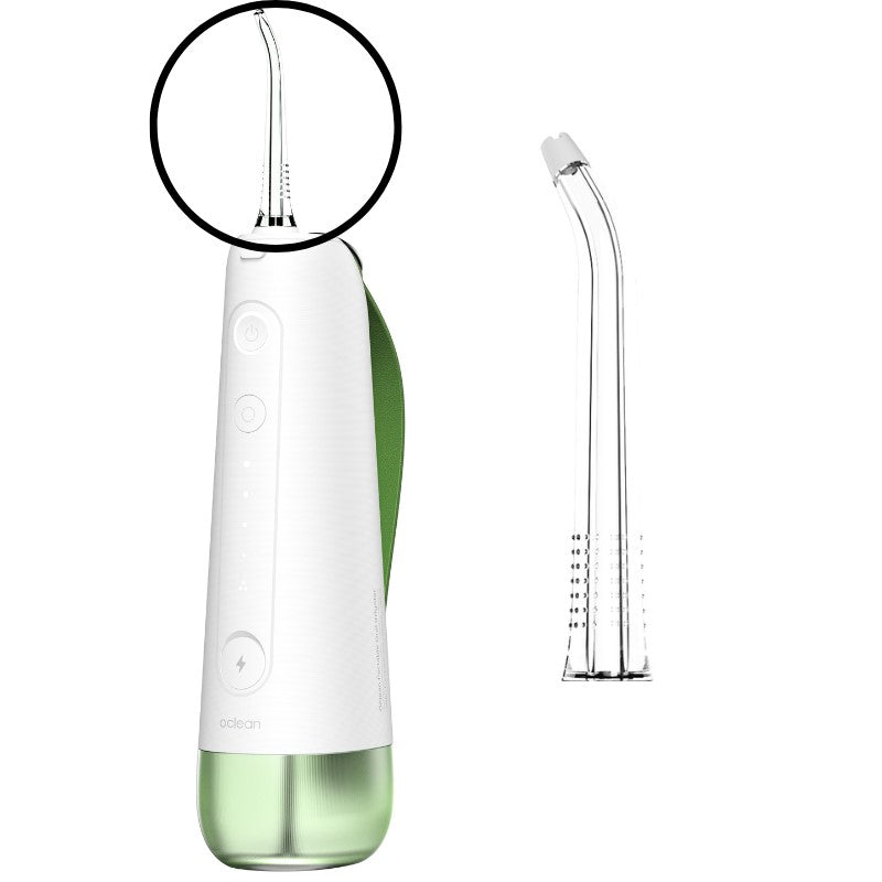 OCLEAN W10 ORAL IRRIGATOR: REPLACEMENT NOZZLE: GREEN: 2PCS