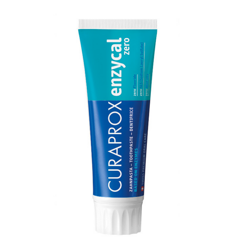 CURAPROX ENZYCAL ZERO FLUORIDE TOOTHPASTE - 75ML.