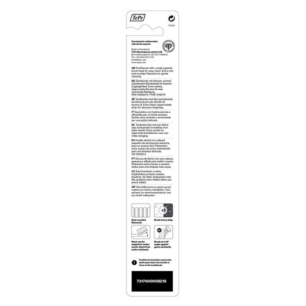 TePe Kids Extra Soft Toothbrush 1x Cello Pack - Manual Toothbrush | SmileShop , Brush, Brushes, Care, Children, Cleaner, Cleansing, Daily, Extra Soft, Kid, Kids, Manual toothbrush, Profession