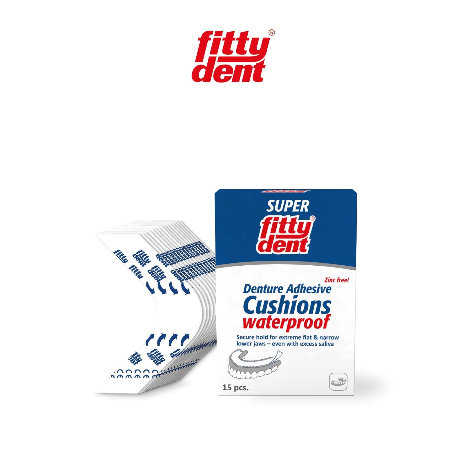 Fittydent Adhesive Denture Cushions 15's Shop Online