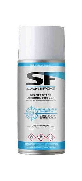 SF-Sanifog Disinfectant Aerosol Fogger: 400g Aerosol Can