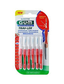 G.U.M. Interdental Brush Trav-ler Pack of 6's: Variety Available