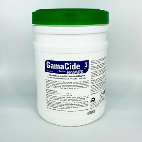 Gamacide3: Surface Disinfectant Wipes: Surfaces, Instruments & Equipment
