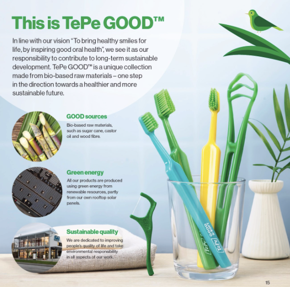 TePe GOOD™ Compact Soft - Manual Toothbrush | SmileShop , Green, Manual, Nature, Toothbrush