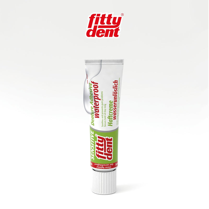 Fittydent Denture Adhesive Sensitive - Aloe Vera - 40ml.