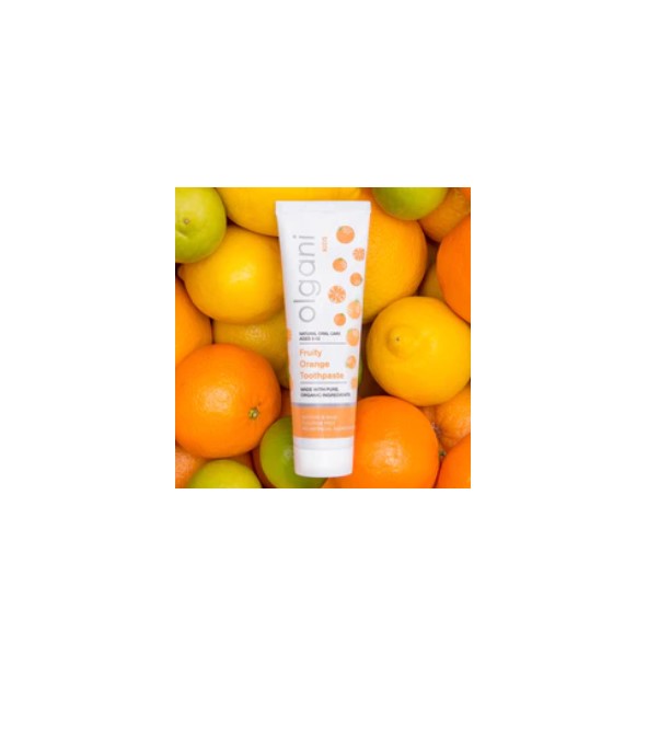 OLGANI FRUITY ORANGE TOOTHPASTE 75ML FOR CHILDREN