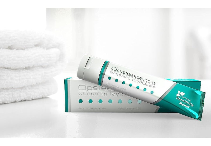 Opalescence Sensitivity Relief Professional Whitening Toothpaste:  Opalescence for a Brighter Smile: Cool Mint 133g 4.7 oz