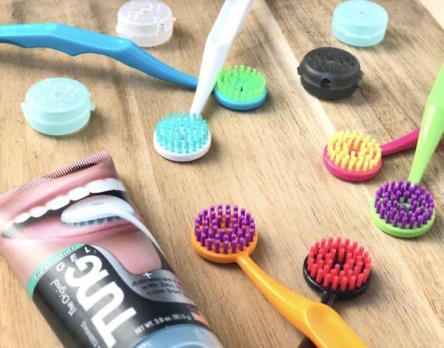 Tung Brush (with sample gel sachet) - Tongue Brush | SmileShop , Bad Breath, Brush, Clean, Dentist Design, Fresh breath, Halitosis, Tongue