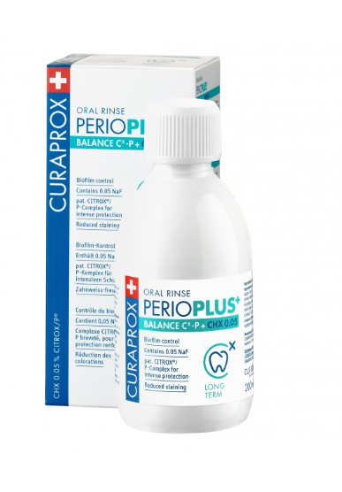 Perio Plus Balance 200ml - Mouthwash | SmileShop , Anti-Plaque, Antiseptic, Bacteria, Bad Breath, CHX, Cleansing, Curaprox, disinfect, Hygienic, Mouthwash, Plaque