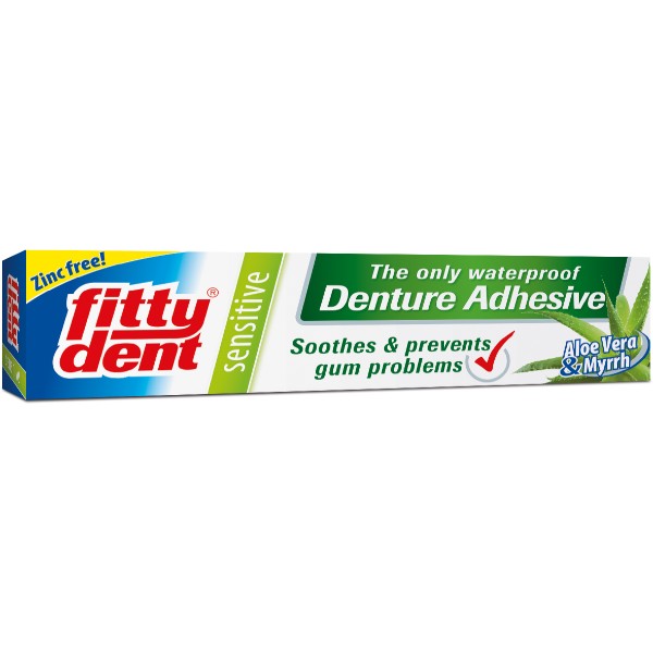 Fittydent Denture Adhesive Sensitive - Denture Adhesive | SmileShop , Adhesive, Denture