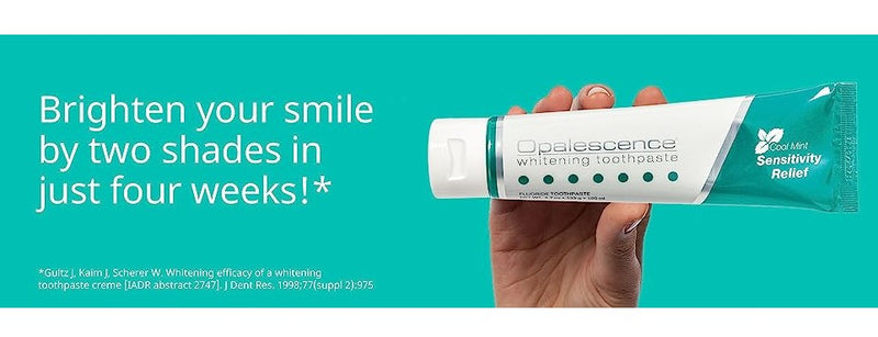 Opalescence Sensitivity Relief Professional Whitening Toothpaste:  Opalescence for a Brighter Smile: Cool Mint 133g 4.7 oz