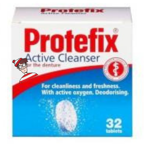 Protefix active cleanser for dentures 32PCS - Denture | SmileShop , clean, Clean Denture, Clean Dentures, Cleaner, Cleansing