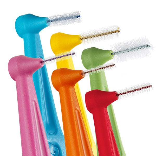 TePe Angle™ Interdental Brushes /6per Pack - Interdental Brush | SmileShop , Angle, Brush, Cleansing, Colour Size, Grip, Handle, Interdental brush, plaque defence, specialised, Speciality, 