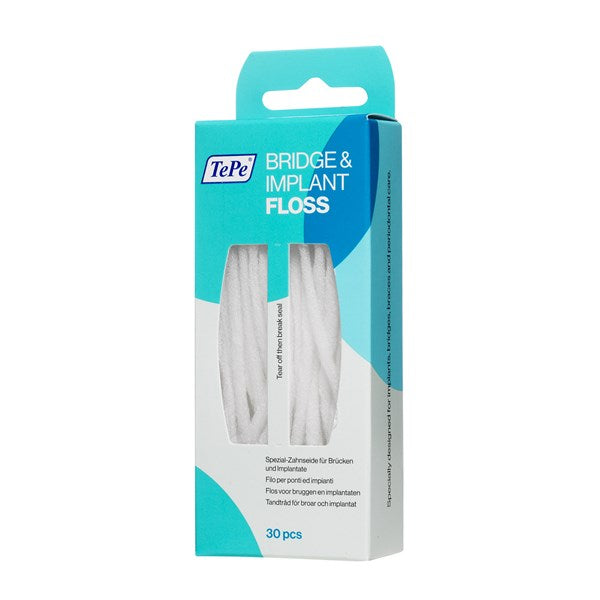 TePe Bridge & Implant Floss - Floss | SmileShop , Bridge, Floss, Super, Super Floss