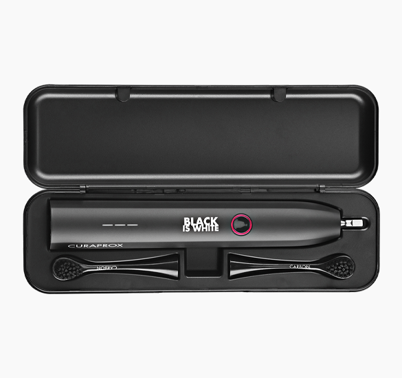 Curaprox Hydrosonic Black is White Electric Toothbrush - Electric toothbrush | SmileShop , Black, Black is White, Curaprox, Electric toothbrush, Hydrosonic, Hydrosonic toothbrush, Sonic, Toot