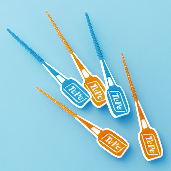 Toothpicks TePe EasyPick™ OrangeXS/S Blue M/L 36 & 1 Travel Case - Interdental Brush | SmileShop , EasyPick, Inter, Interdental, Pick, reddot, toothpick