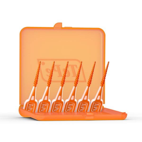 Toothpicks TePe EasyPick™ OrangeXS/S Blue M/L 36 & 1 Travel Case - Interdental Brush | SmileShop , EasyPick, Inter, Interdental, Pick, reddot, toothpick