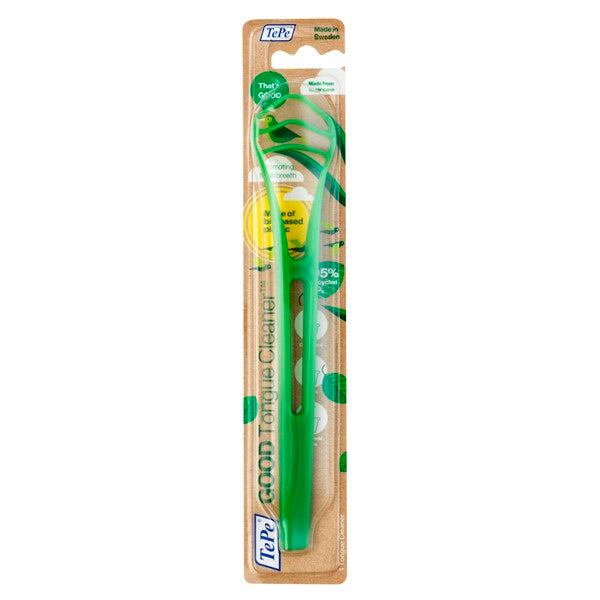 TePe GOOD™ Tongue Cleaner - tongue scraper | SmileShop , Fresh breath, Green, Halitosis, Nature, Scraper, Tongue
