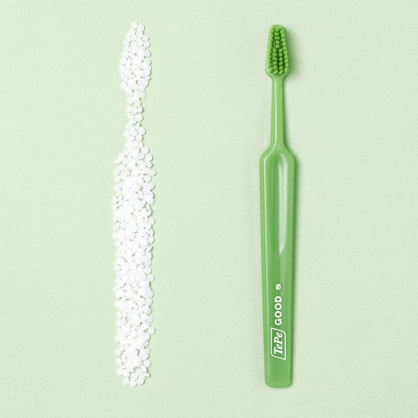 TePe GOOD™ Regular Soft Toothbrush - Manual Toothbrush | SmileShop , Compact, Green, Manual, Manual toothbrush, Nature