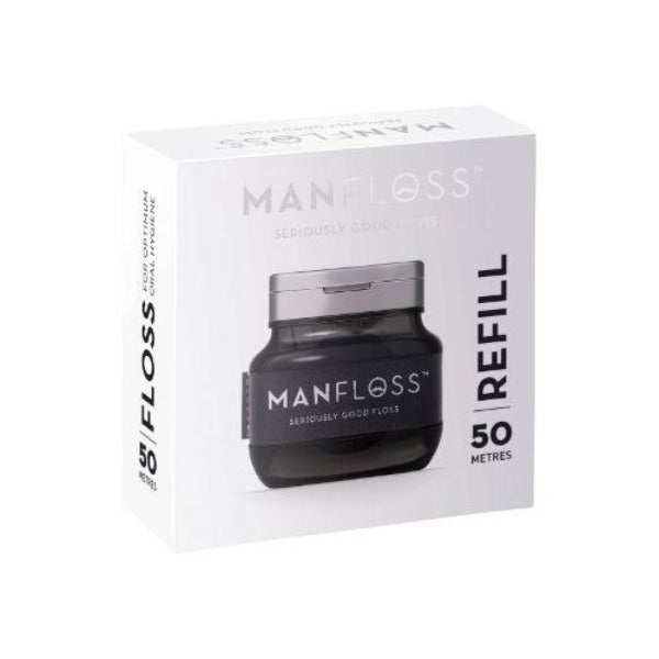 Man Floss Refill – 50m - Floss | SmileShop , Floss, Man, Manual, Refill