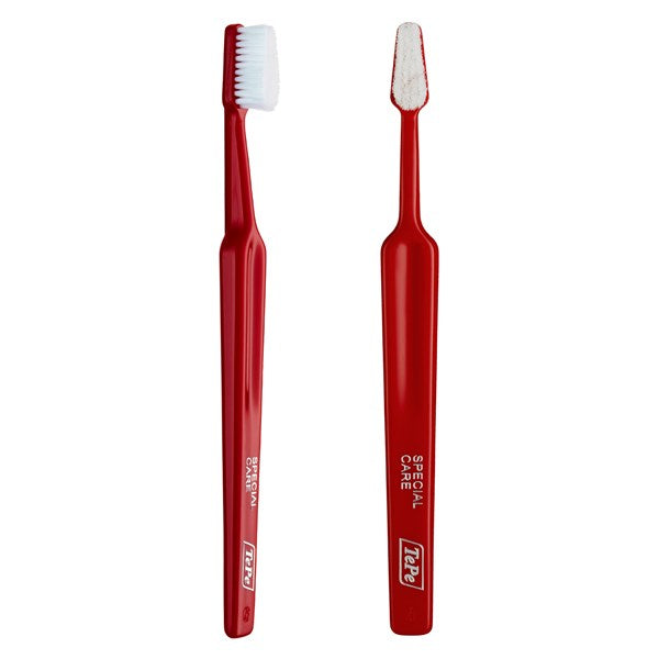 TePe Special Care™ RED Regular Blister Pack 1's - Speciality Toothhbrush | SmileShop , Implant, Manual, Post op, Soft, Speciality Brush, Surgery, TePe, Whisdom
