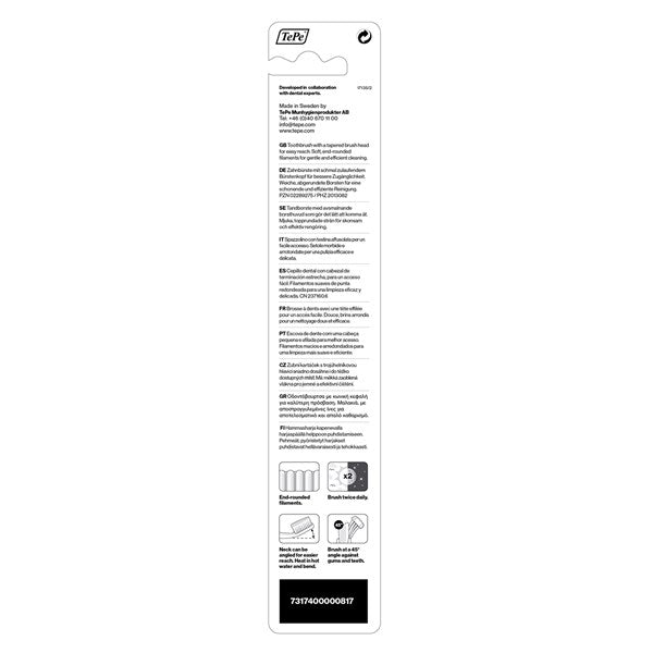 TePe Select Soft Toothbrush 1x Cello Pack - Manual Toothbrush | SmileShop , Brush, Brushes, Manual toothbrush, TePe